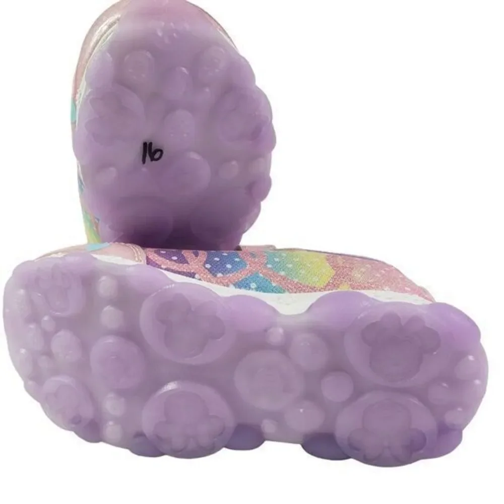 Disney Minnie Mouse Girls Light Up Light Up‎ Shoes Size 6 (14cms) New